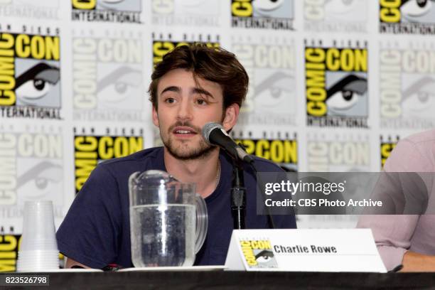 Charlie Rowe during the "Salvation" Panel at Comic-Con 2017 on Saturday, July 22nd in San Diego, Ca.
