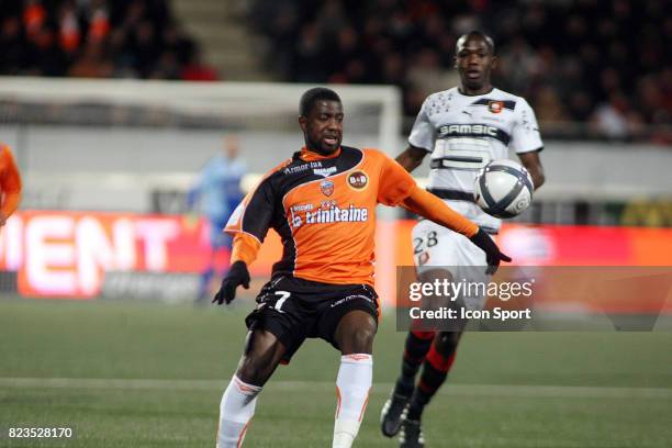 Arnold MVUEMBA / Tongo Hamed DOUMBIA - - Lorient / Rennes - 15eme journee de Ligue 1 -