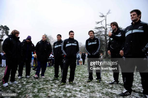 Mils MULIAINA / Dimitri SZARZEWSKI / Dan CARTER / Mathieu BASTAREAUD / Sam WHITELOCK / Richie McCAW / James HASKELL / Conrad SMITH - - Operation...