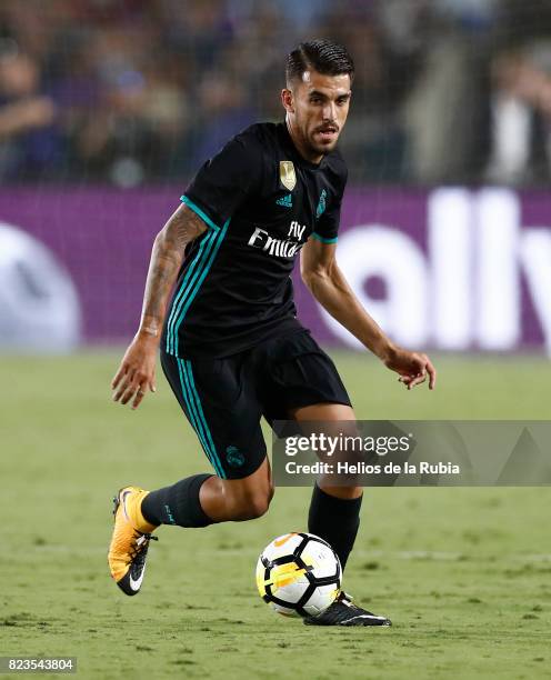 Dani Ceballos of Real Madrid in action during the International Champions Cup 2017 match between Manchester City v Real Madrid at Memorial Coliseum...