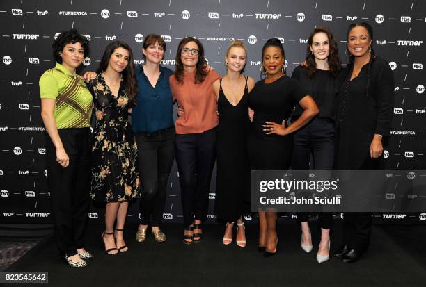 Actors Alia Shawkat from 'Search Party', Nasim Pedrad from 'People Of Earth', writer/co-executive producer for 'Animal Kingdom' Megan Martin, EVP of...