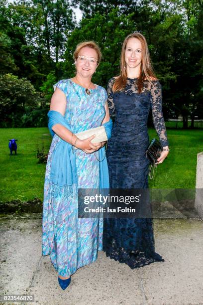 Austrian politician Maria Fekter and her daughter Carola Fekter during the International Salzburg Association Gala on July 26, 2017 in Salzburg,...