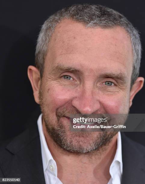 Actor Eddie Marsan arrives at the premiere of Focus Features' 'Atomic Blonde' at The Theatre at Ace Hotel on July 24, 2017 in Los Angeles, California.