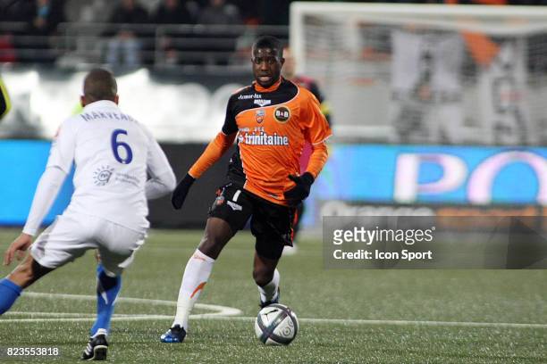 Arnold MVUEMBA - - Lorient / Montpellier - 19eme journee de Ligue 1,