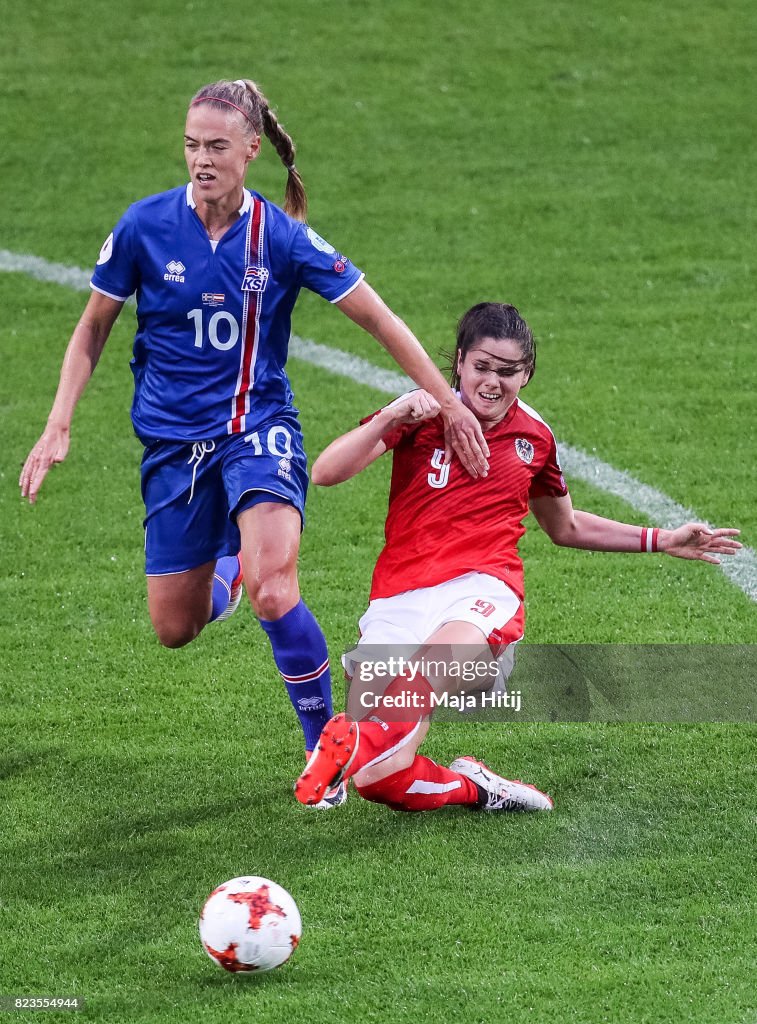 Iceland v Austria - UEFA Women's Euro 2017: Group C