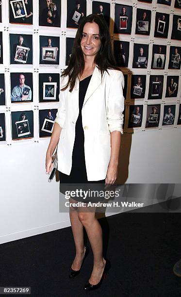 Socialite Annie Churchill attends the opening of "7 For All Mankind" boutique hosted by Vogue on August 14, 2008 in New York City.