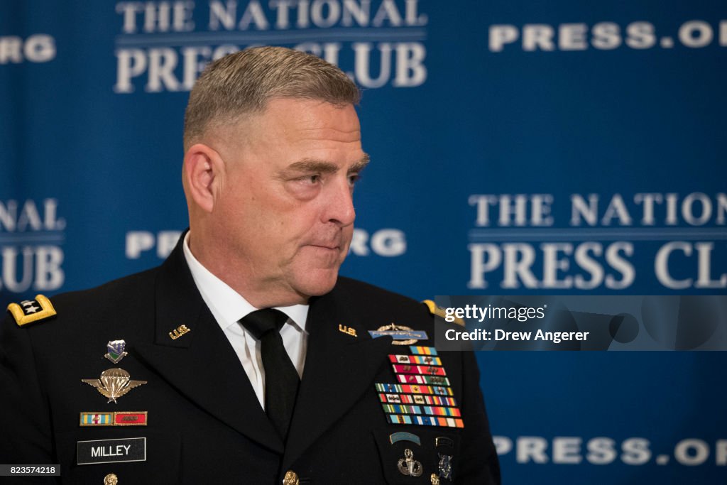 Army Chief Of Staff Mark Milley Addresses National Press Club