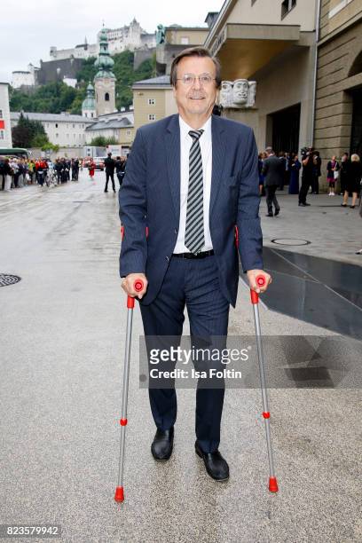 Hans Mahr attends the 'La Clemenzia di Tito' premiere during the Salzburg Festival 2017 on July 27, 2017 in Salzburg, Austria.
