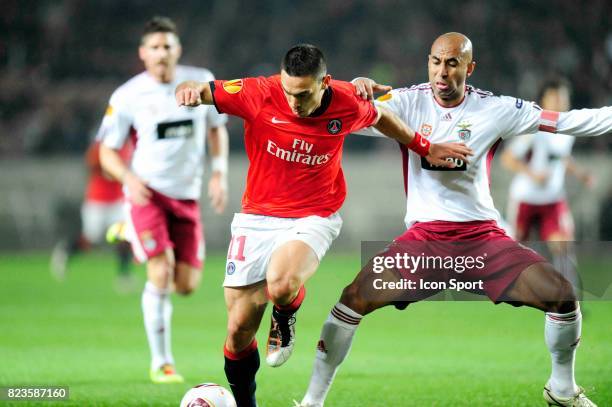 Mevlut ERDING / LUISAO - - Paris Saint Germain / Benfica - 1/8 Finale retour Europa League,