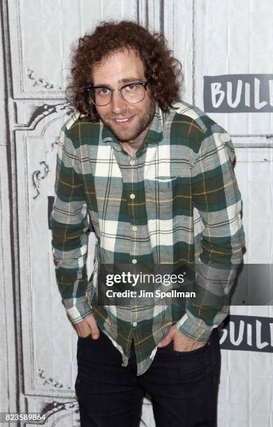 Actor/writer Kyle Mooney attends Build to discuss the new movie "Brigsby Bear" at Build Studio on July 27, 2017 in New York City.