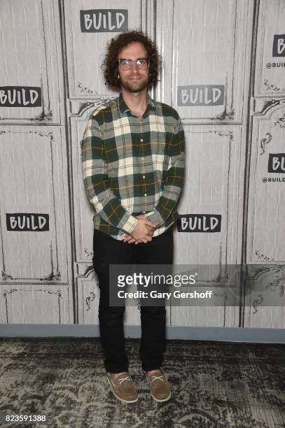 Actor/writer Kyle Mooney visits Build Series to discuss the new film "Brigsby Bear" at Build Studio on July 27, 2017 in New York City.