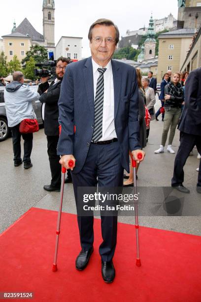 Hans Mahr attends the 'La Clemenzia di Tito' premiere during the Salzburg Festival 2017 on July 27, 2017 in Salzburg, Austria.