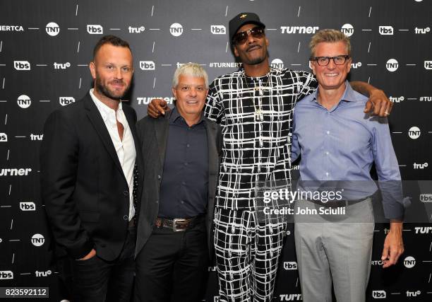 Of Original Programming at TBS Thom Hinkle, President of Turner David Levy, Snoop Dogg of 'The Joker's Wild' and President, TNT & TBS / Chief...