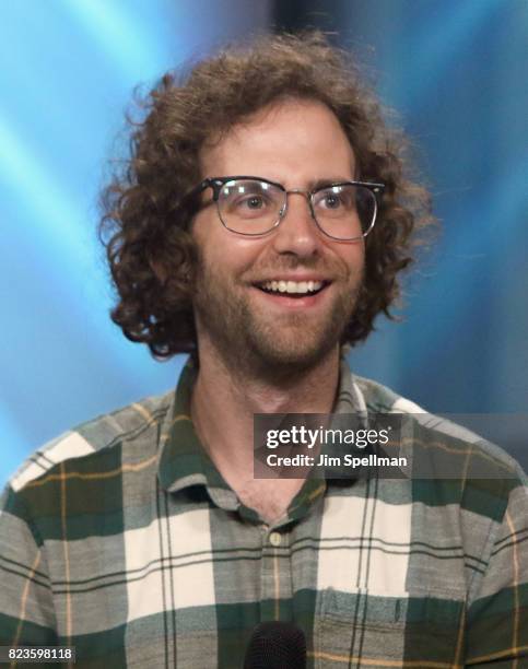 Actor/writer Kyle Mooney attends Build to discuss the new movie "Brigsby Bear" at Build Studio on July 27, 2017 in New York City.