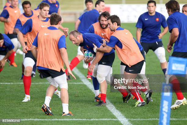 William SERVAT - - Entrainement de l Equipe de France - Auckland - Coupe du Monde de Rugby 2011 -
