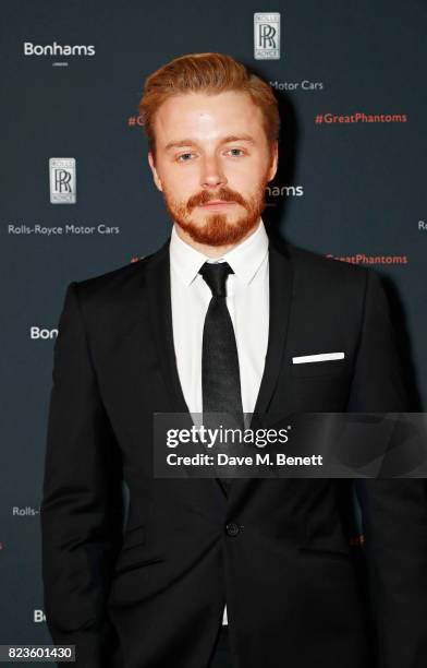 Jack Lowden attends the global debut of the new Rolls-Royce Phantom at Bonhams on July 27, 2017 in London, England.