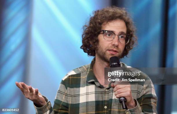 Actor/writer Kyle Mooney attends Build to discuss the new movie "Brigsby Bear" at Build Studio on July 27, 2017 in New York City.