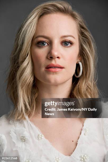 Actress Danielle Savre photographed for the NY Daily News on February 16, 2017 in New York City.