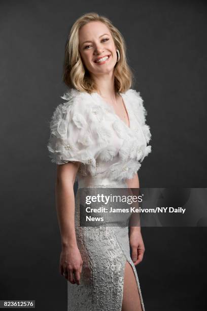 Actress Danielle Savre photographed for the NY Daily News on February 16, 2017 in New York City.
