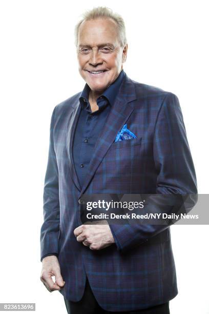 Actor Lee Majors photographed for the NY Daily News on October 6, 2016 in New York City.