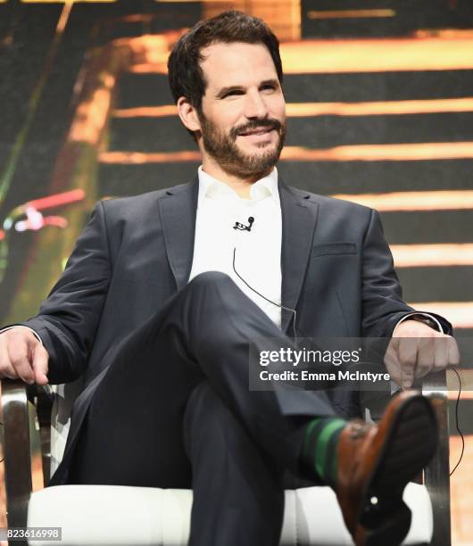 Actor Ryan Gaul of 'The Last O.G.' speaks onstage during the TCA Turner Summer Press Tour 2017 Presentation at The Beverly Hilton Hotel on July 27,...