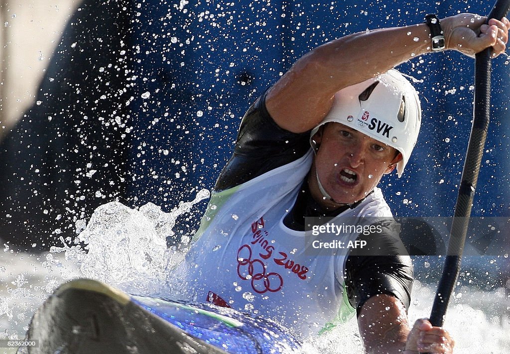 Elena Kaliska of Slovakia competes in th