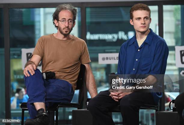 Actors Bene Coopersmith and Ben Rosenfield visit Build Series to discuss the film "Person to Person" at Build Studio on July 27, 2017 in New York...