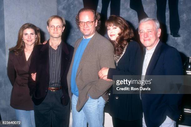 Actors Peri Gilpin, David Hyde Pierce, Kelsey Grammer, Jane Leeves and John Mahoney attend the 32nd Annual National Association of Television Program...