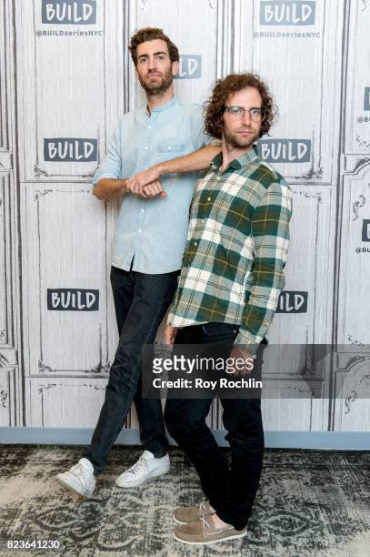 Dave McCary and Kyle Mooney discuss "Brigsby Bear" with the Build Series at Build Studio on July 27, 2017 in New York City.