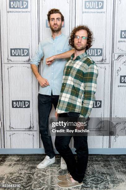 Dave McCary and Kyle Mooney discuss "Brigsby Bear" with the Build Series at Build Studio on July 27, 2017 in New York City.