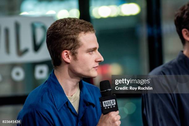 Actor Ben Rosenfield discusses "Person To Person" with the Build Series at Build Studio on July 27, 2017 in New York City.