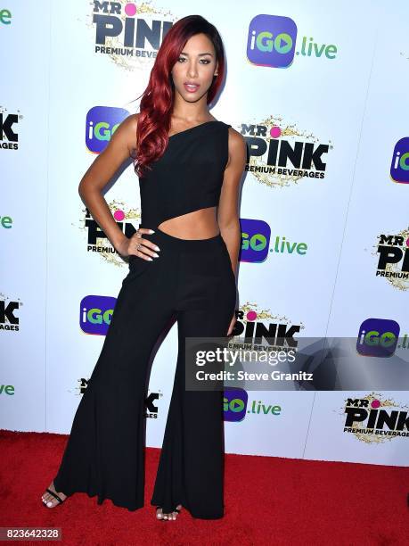 Singer Natalie La Rose arrives at the iGo.live Launch Event at the Beverly Wilshire Four Seasons Hotel on July 26, 2017 in Beverly Hills, California.