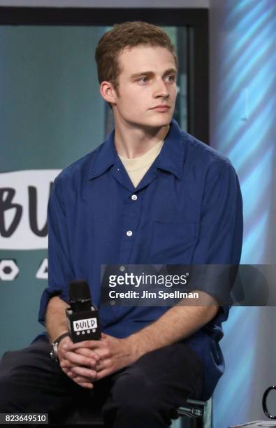 Actor Ben Rosenfield attends Build to discuss the film "Person To Person" at Build Studio on July 27, 2017 in New York City.