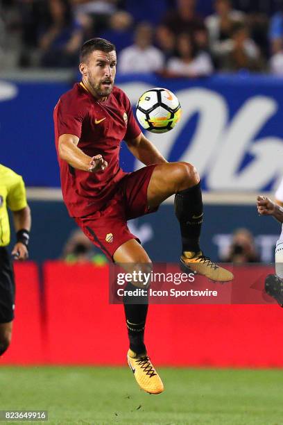 Roma midfielder Kevin Strootman during the second half of the International Champions Cup soccer game between Tottenham Hotspur and Roma on July 25...