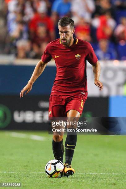 Roma midfielder Kevin Strootman during the second half of the International Champions Cup soccer game between Tottenham Hotspur and Roma on July 25...