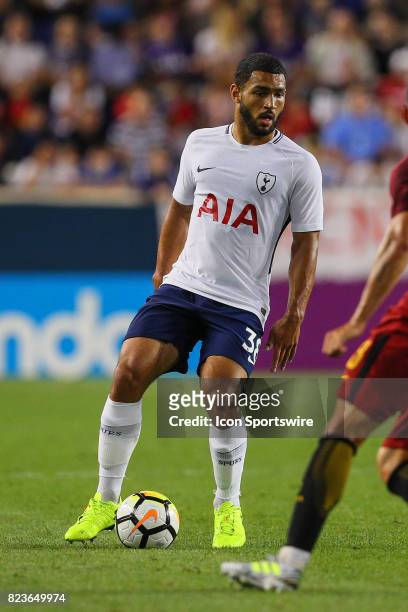 Tottenham Hotspur defender Cameron Carter-Vickers during the second half of the International Champions Cup soccer game between Tottenham Hotspur and...