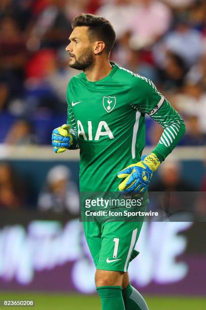 Tottenham Hotspur goalkeeper Hugo Lloris during the second half of the International Champions Cup soccer game between Tottenham Hotspur and Roma on...