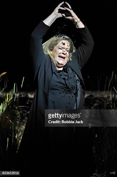 Alice Coote as Vitellia in Wolfgang Amadeus Mozart's La clemenza di Tito directed by Claus Guth and conducted by Robin Ticciati at Glyndebourne Opera...