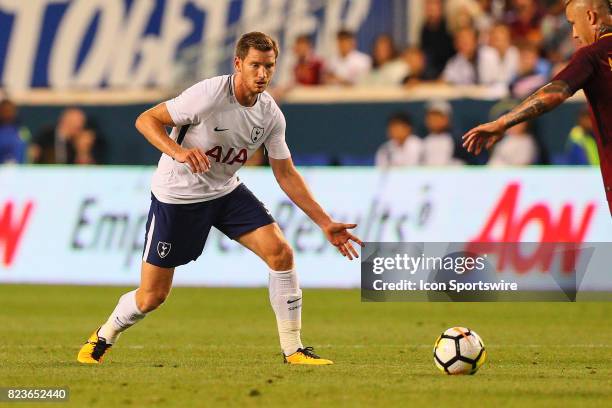 Tottenham Hotspur defender Jan Vertonghen during the second half of the International Champions Cup soccer game between Tottenham Hotspur and Roma on...