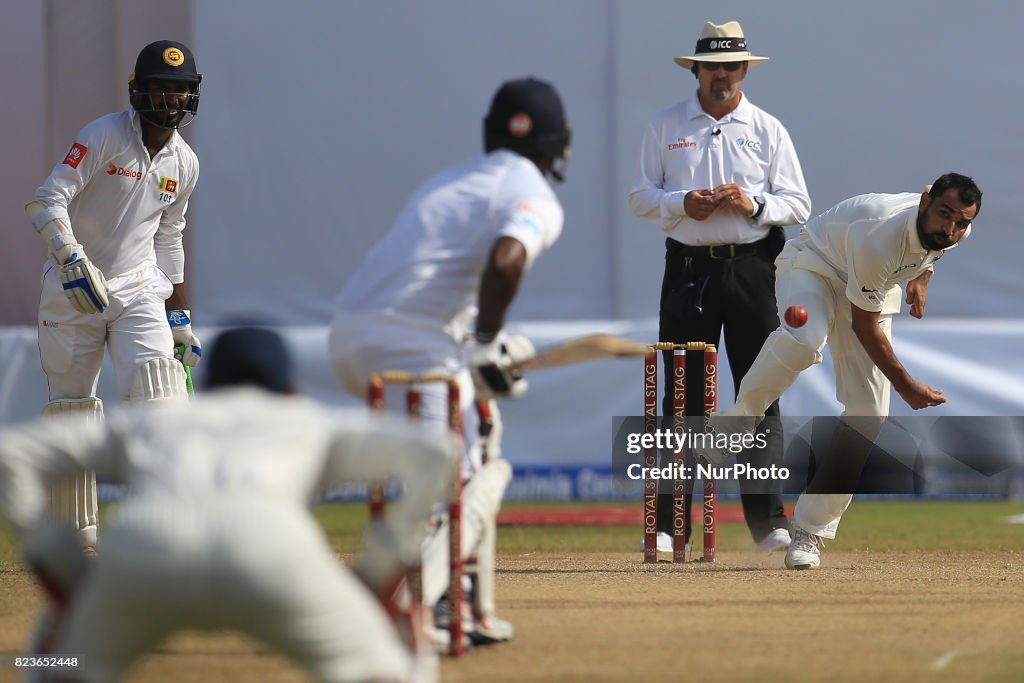 Sri Lanka v India - Cricket, Test Day 2