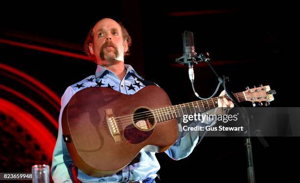 Bonnie 'Prince' Billy performs on stage at the Union Chapel on July 27, 2017 in London, England