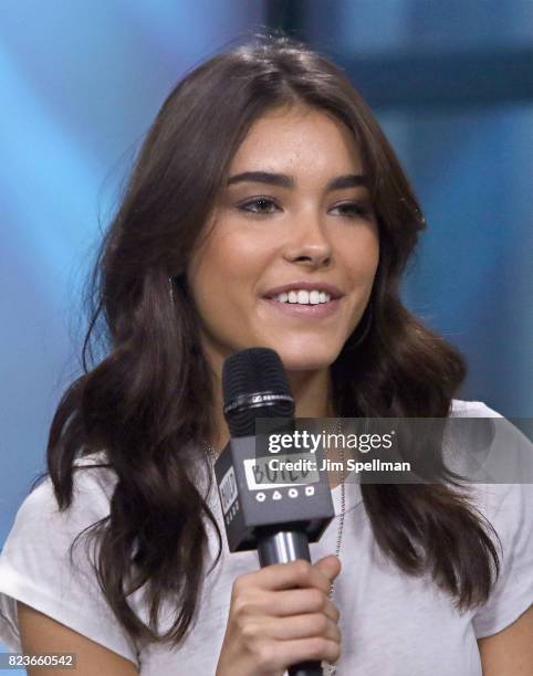 Singer Madison Beer attends Build to discuss her new song "Dead" at Build Studio on July 27, 2017 in New York City.