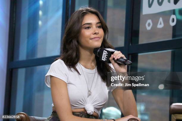 Singer Madison Beer attends Build to discuss her new song "Dead" at Build Studio on July 27, 2017 in New York City.