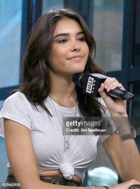 Singer Madison Beer attends Build to discuss her new song "Dead" at Build Studio on July 27, 2017 in New York City.