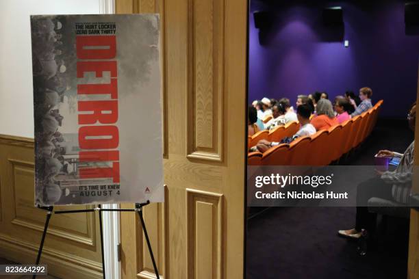 Guests attend the Detroit special screening at the Crosby Street Hotel on July 27, 2017 in New York City.