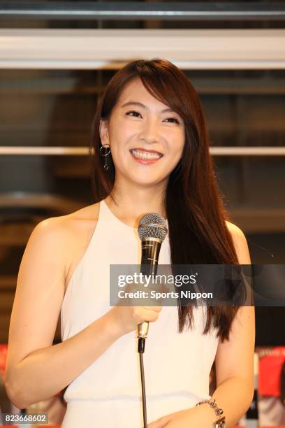 Singer/Actress Kang Ji-young attends launch PR event of her new photo book on July 16, 2016 in Tokyo, Japan.