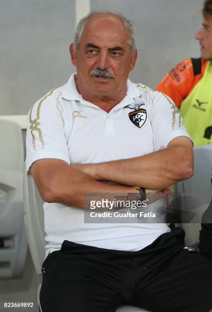 Portimonense SC head coach Vitor Oliveira from Portugal before the start of the Pre-Season Friendly match between Portimonense SC and FC Porto at...
