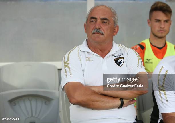 Portimonense SC head coach Vitor Oliveira from Portugal before the start of the Pre-Season Friendly match between Portimonense SC and FC Porto at...