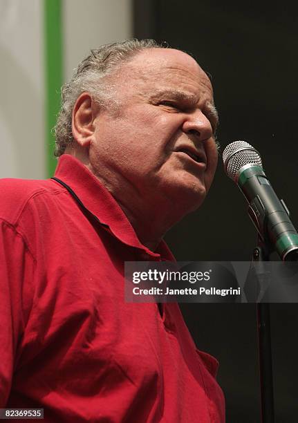 George S. Irving from "Enter Laughing" performs at 106.7 Lite Fm Presents 2008 Broadway in Bryant Park on August 15, 2008 in New York City.