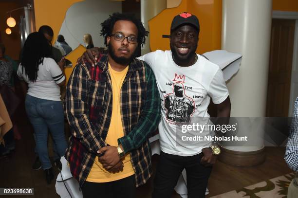 Corey Townes and Rae Holliday attend the Detroit special screening at the Crosby Street Hotel on July 27, 2017 in New York City.